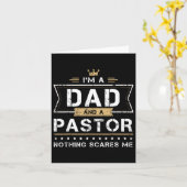 父 & 牧師 何も怖くない ギフト カード (黄色い花)