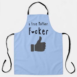 父 真の マザー ファッカー 面白い親指を立てる エプロン