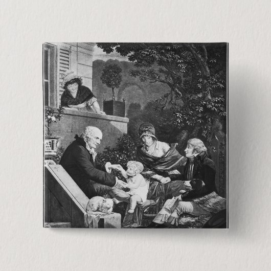 父、c.1797があることの喜び 缶バッジ (正面)