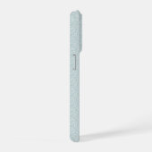爽やかなカモミールと空色の野の花の草原 iPhoneケース (右側面)