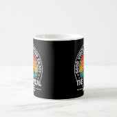 爽やかな夏のトロピカルウェーブ コーヒーマグカップ (中央)
