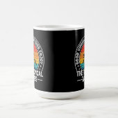 爽やかな夏のトロピカルウェーブ コーヒーマグカップ (中央)