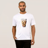 爽やかな氷と冷たいソーダの泡 Tシャツ (正面フル)