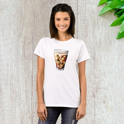 爽やかな氷と冷たいソーダの泡 Tシャツ