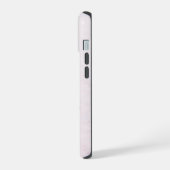 爽やかな花柄の背景 iPhone 15ケース (左側面)