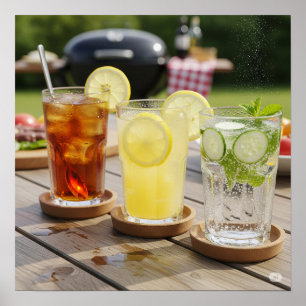 爽やかな調理飲料 ポスター