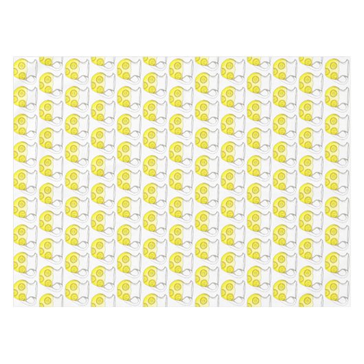 爽やかな黄色のレモネードレモンエードピッチャー テーブルクロス (正面(横))