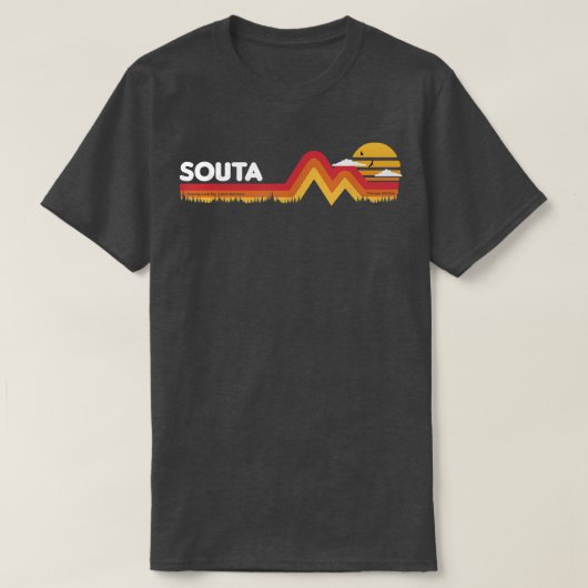 爽太おもしろいレトロヴィンテージサンセット爽太80s 90s T-s Tシャツ (デザイン正面)