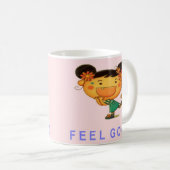 爽快なマグ- コーヒーマグカップ (正面右)