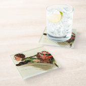 爽快 ガラスコースター (アングル)