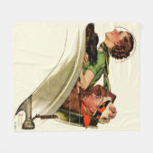 爽快 フリースブランケット (正面(横))