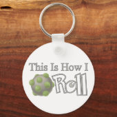 片マリ転が キーホルダー (正面)