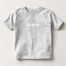 片側グレーの幼児チームのみTシャツ