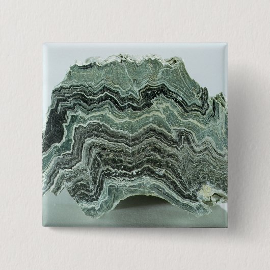 片岩の石 缶バッジ (正面)