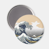 片川素晴らしの波 マグネット (正面/裏面)