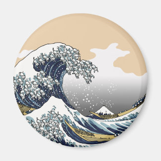 片川素晴らしの波 マグネット