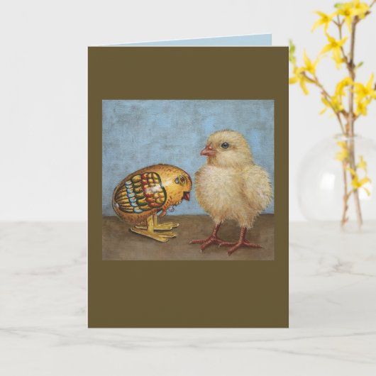 片思いラブカード カード (黄色い花)