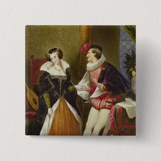 片思い 缶バッジ (正面)