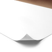 片手が届く女性の素朴な背中 ポスター (角)