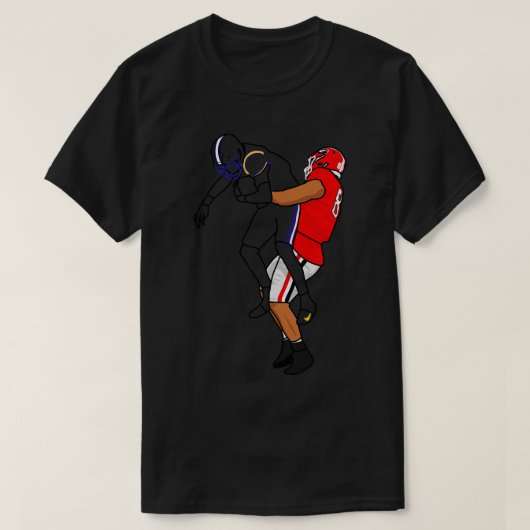 片手で持ち上げた人 Tシャツ (デザイン正面)