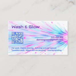 片洗車機QR 名刺