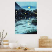 片瀬川笠松城1953年 ポスター (キッチン)