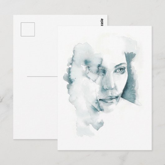 片目の ポストカード (正面/裏面)