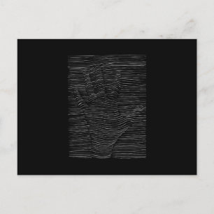 片目を閉じる ポストカード