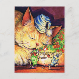 片目を開く ポストカード