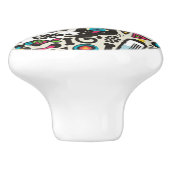 片目黒猫 セラミックノブ (側面)