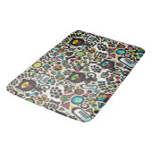 片目黒猫 バスマット (アングル)