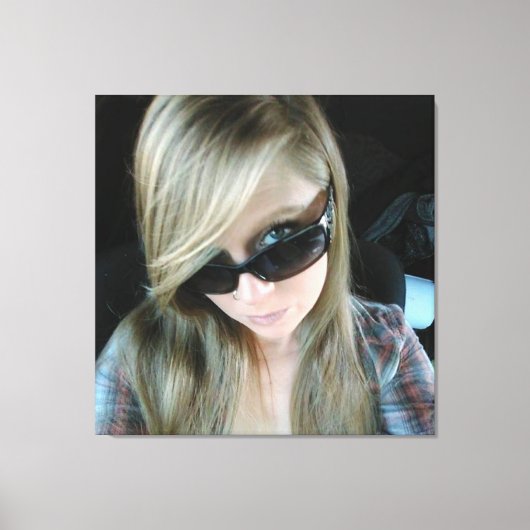 片目 キャンバスプリント (正面)