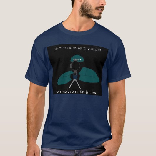片眼の神は王である、・・・ Tシャツ (正面)