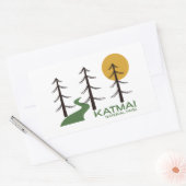 片米国立公園トレイル 長方形シール (封筒)