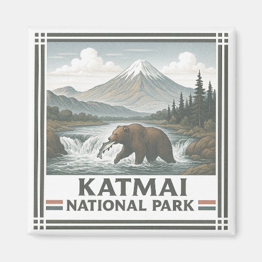 片米国立公園 マグネット (正面)