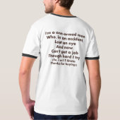 片腕の人 Tシャツ (裏面フル)