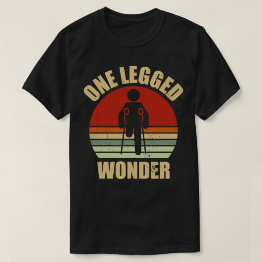 片足疑問に思 Tシャツ (デザイン正面)