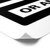 片道または別の通りの看板 ポスター (角)