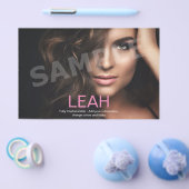 片面モデルのヘッドショットカード チラシ (シングル)