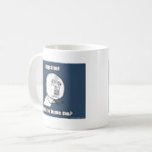 片頭痛のマグ コーヒーマグカップ (正面左)