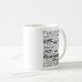 片頭痛の徴候のマグ コーヒーマグカップ (正面右)