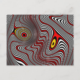 片頭痛オーラ光学錯覚 ポストカード