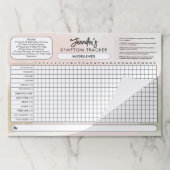 片頭痛パーソナライズされたの症状トラッカー ペーパーパッド (折り畳み)