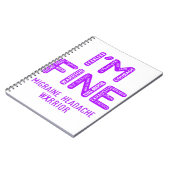 片頭痛戦士 – アイアム素晴らし ノートブック (左側)