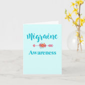 片頭痛痛認識度 カード (黄色い花)