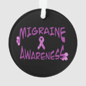 片頭痛認識度アクリルオーナメント オーナメント (裏面)