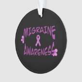片頭痛認識度アクリルオーナメント オーナメント (正面)
