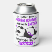 片頭痛認識度月付きリボンギフト 缶クーラー (缶裏面)