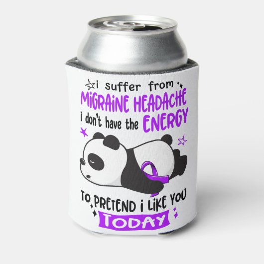 片頭痛認識度月付きリボンギフト 缶クーラー (缶裏面)