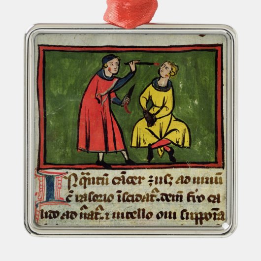 版からの外科トリートメント、 メタルオーナメント (正面)